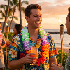 Vibrant Maui Flower Lei for Summer Celebrations