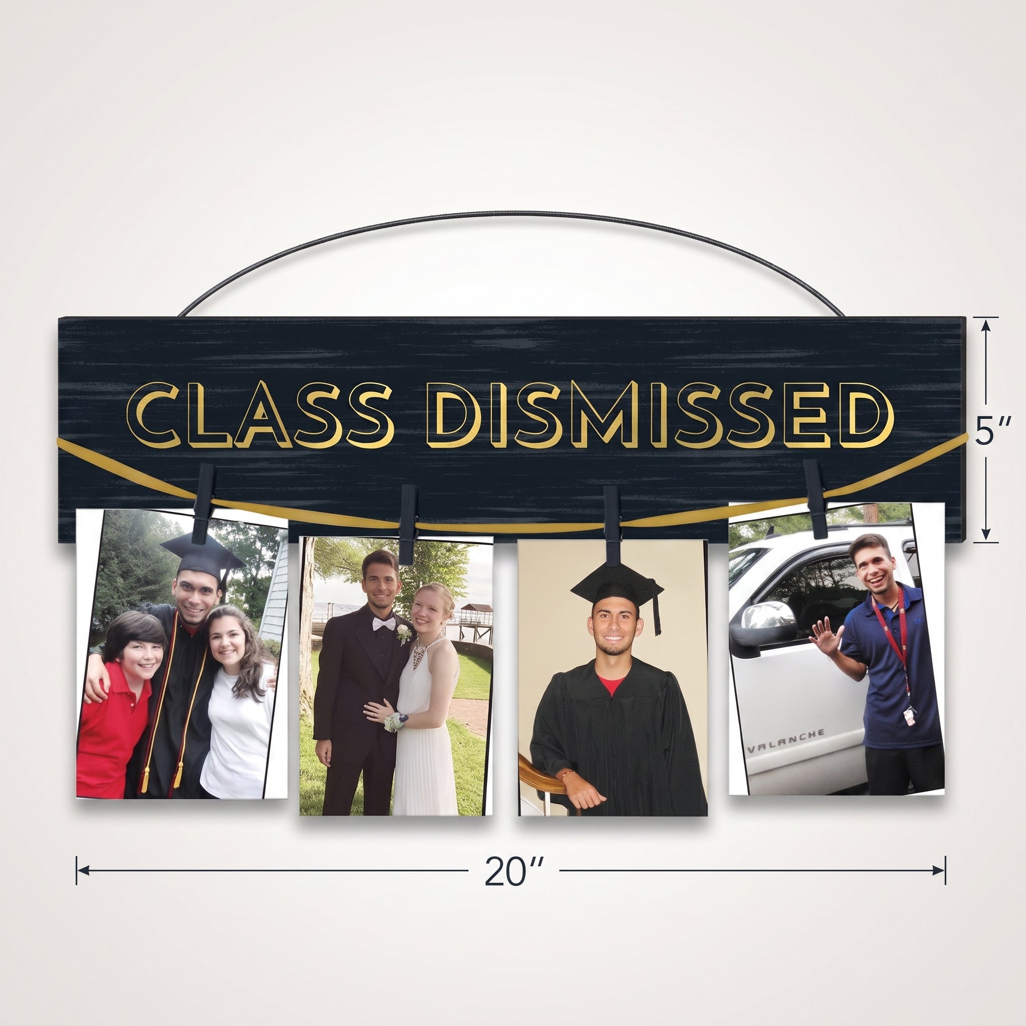 "Class Dismissed" Graduation Photo Holder Sign