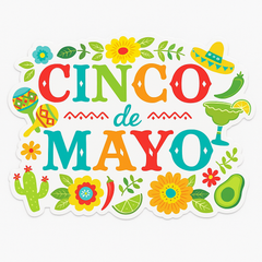 Festive Cinco de Mayo Party Cutout Decoration