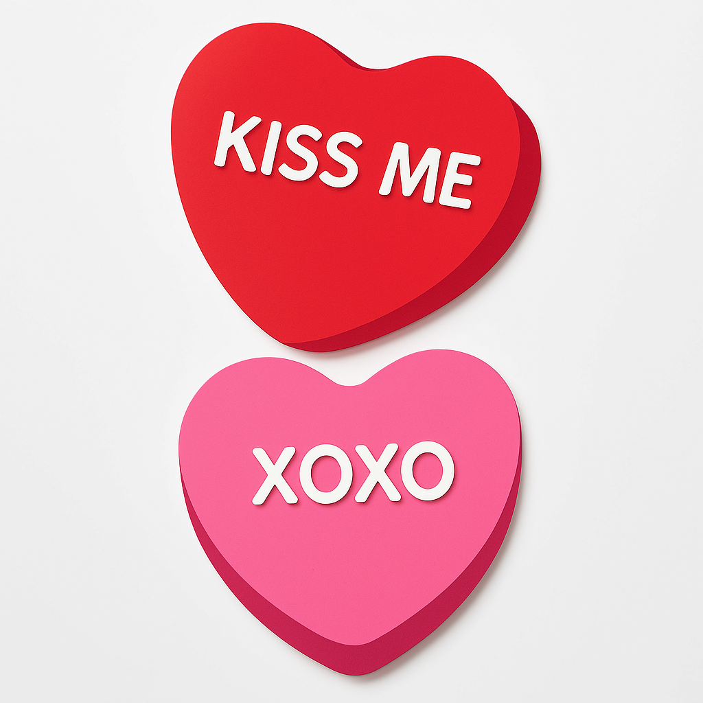 Valentine's Day Heart-Shaped Photo Prop Kit