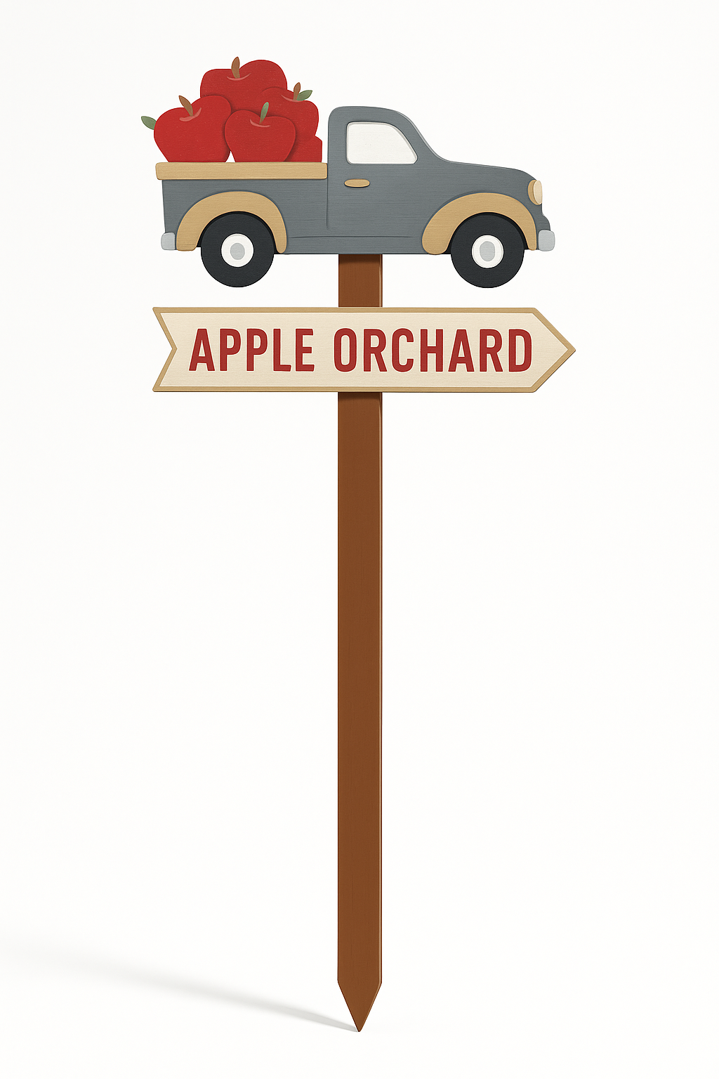 Harvest Truck Yard Stake Decoration