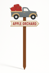 Harvest Truck Yard Stake Decoration