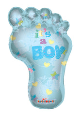 Baby Boy Footprint Shape Balloon