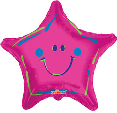 Pink Smiley Balloon