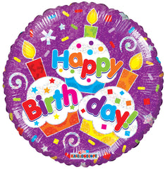 Happy Birthday Cupcake Balloon