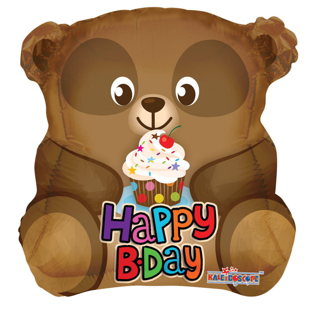 Happy Birthday Teddy Bear Balloon