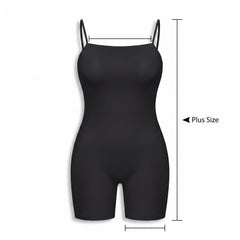 Plus Size Black Biker Bodysuit - Halloween Costume Essential - Adult Plus