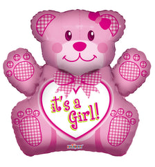 Baby Girl Bear Shape Balloon