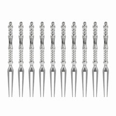 Silver Mini Cocktail Fork Picks