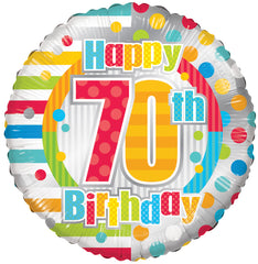 70th Happy Birthday Balloon