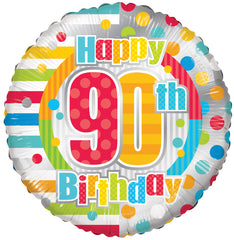 90th Happy Birthday Balloon