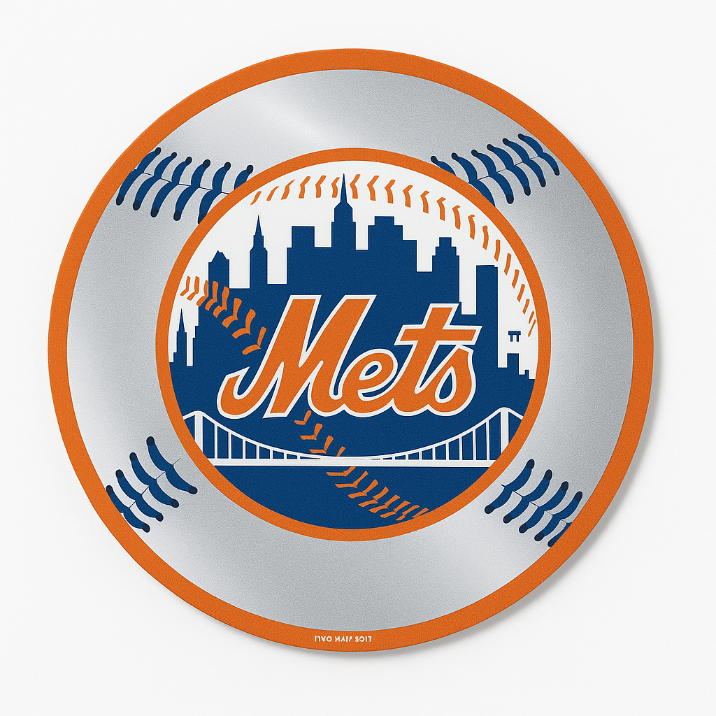 New York Mets 12" MLB Team Logo Cutout