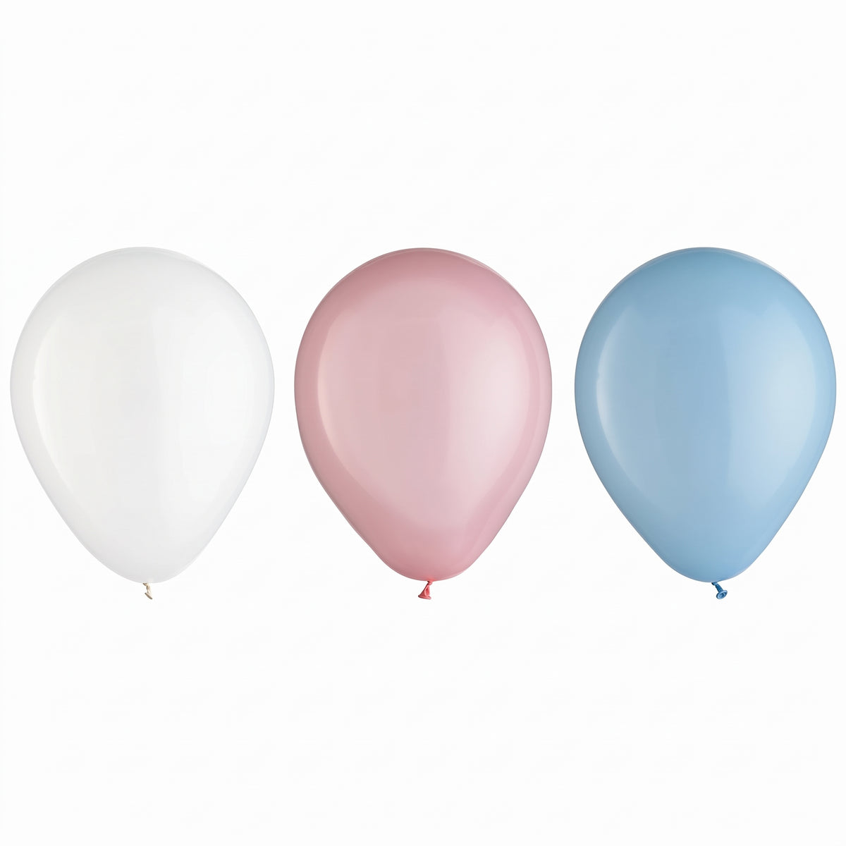 Gender Reveal 5-Inch Latex Balloons - 25 Pack