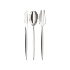 360 Pack Gloss Cutlery Set | Silver 120/120/120