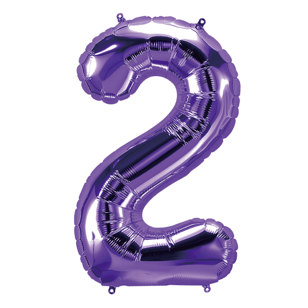 34" Purple Number 2 Balloon