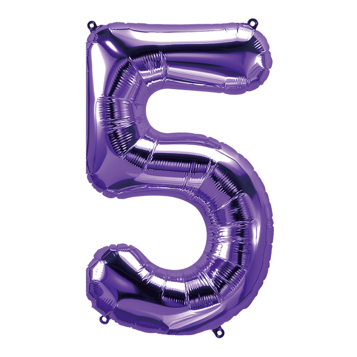 34" Purple Number 5 Balloon