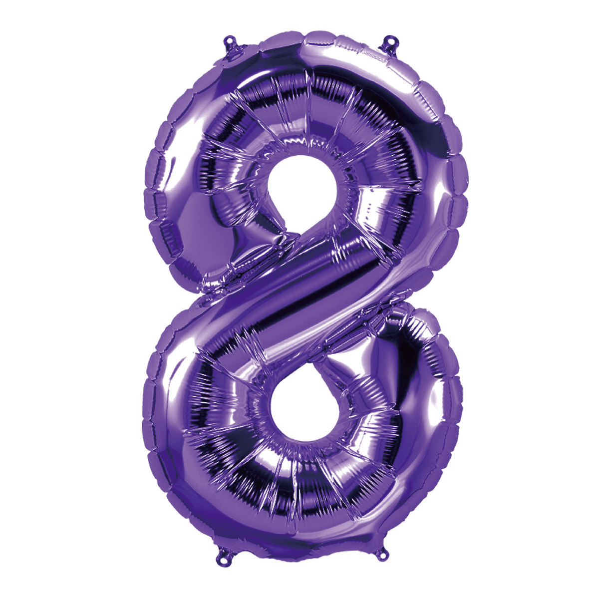 34" Purple Number 8 Balloon