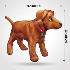 Ultimate Golden Dog Foil Balloon