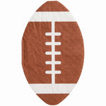 Football Shaped Beverage Napkins - 6.5 In. x 6.5 In. - 40 Pack