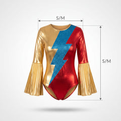 Women's Glam Rock Bodysuit Costume - S/M