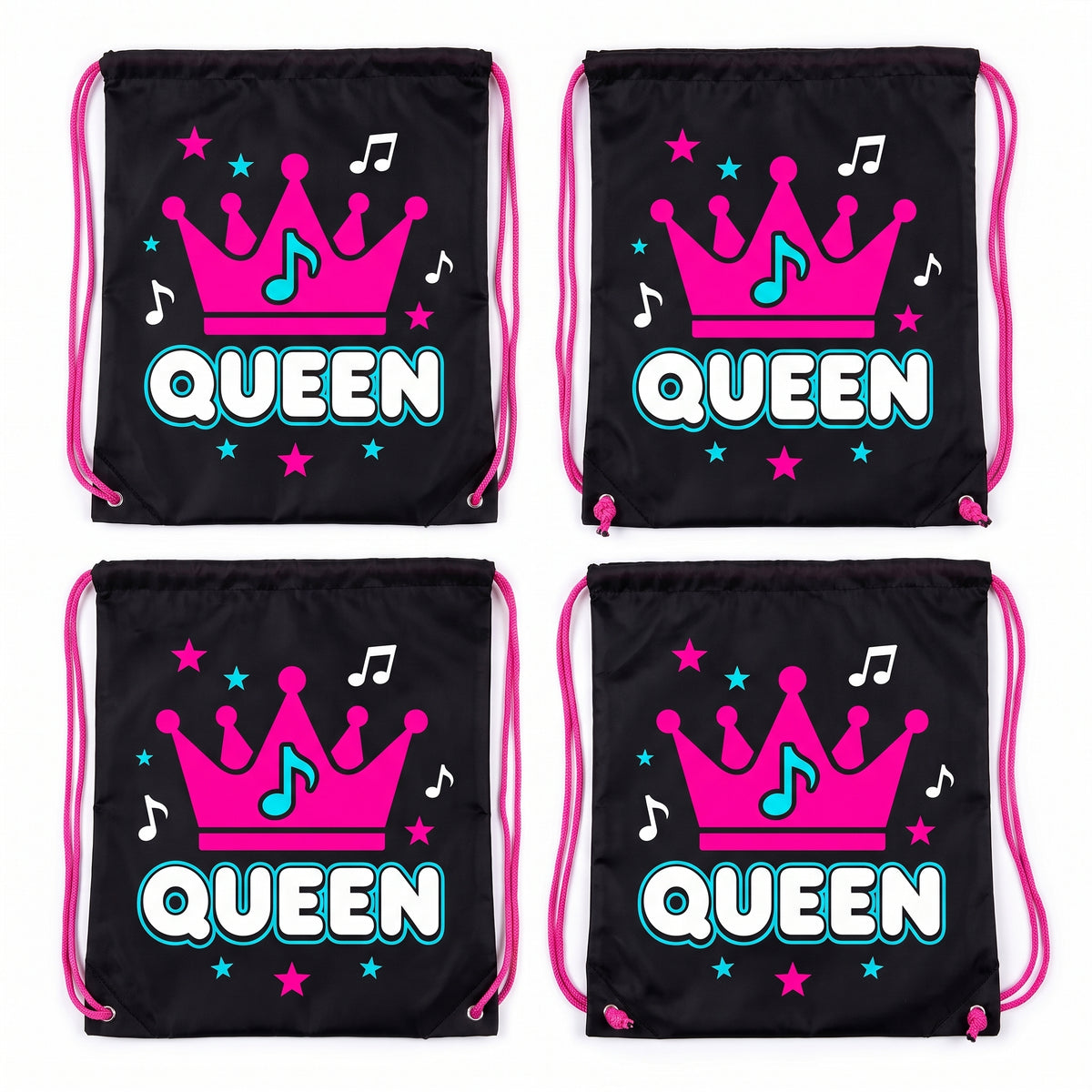 Internet Famous "Queen" Cinch Bag Multipack - 4 Pack