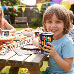 Colorful Birthday Candles 9 oz. Paper Cups