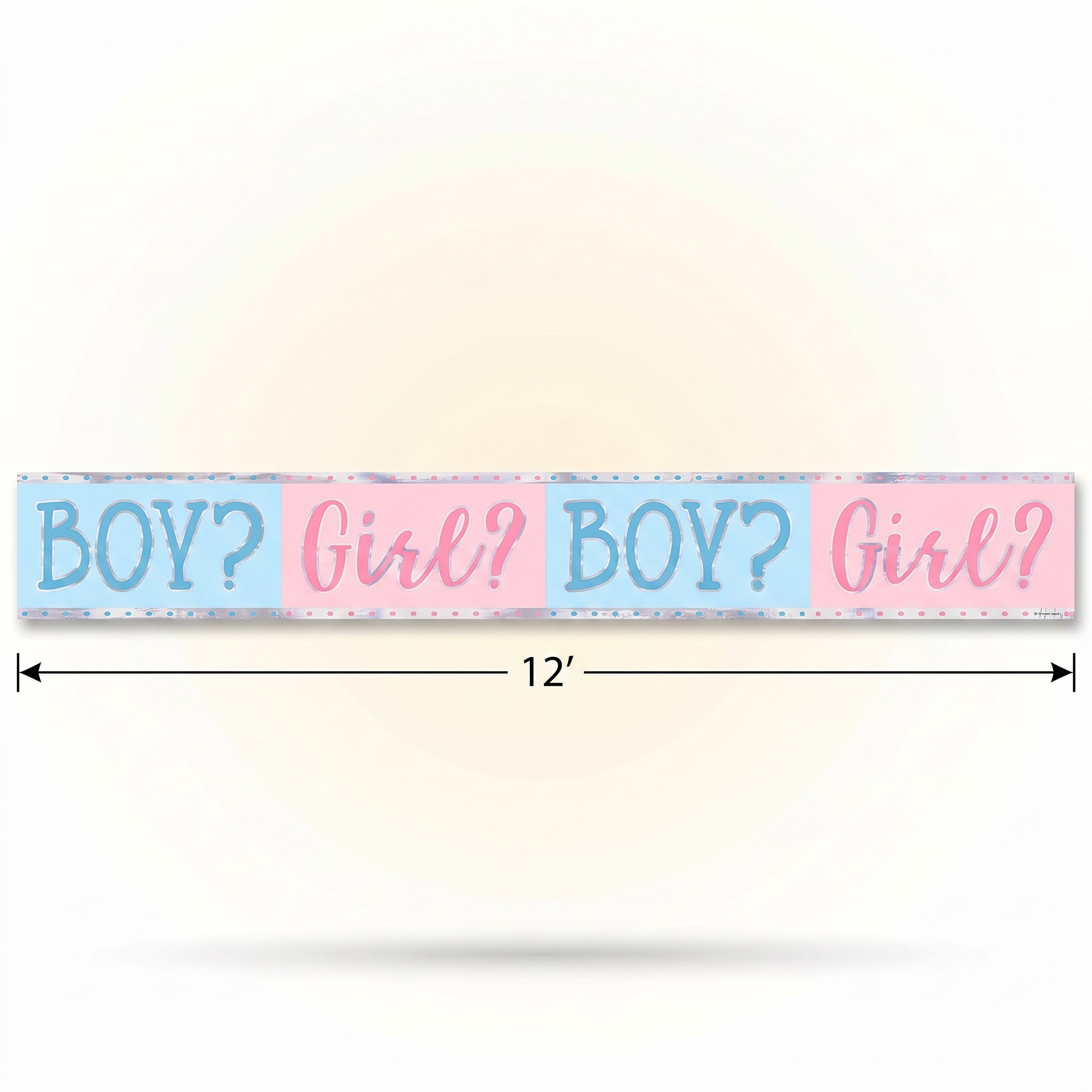 Pink or Blue? Gender Reveal Banner