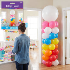 Versatile Balloon Column Kit with Stand - 7.5 ft