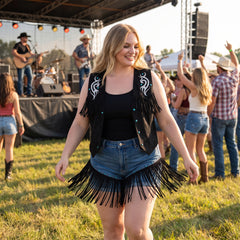 Women's Plus Size Western Costume Vest
