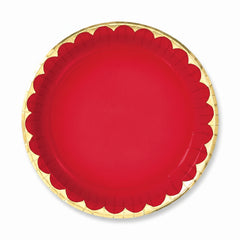 Vibrant Red 6.75" Paper Plates