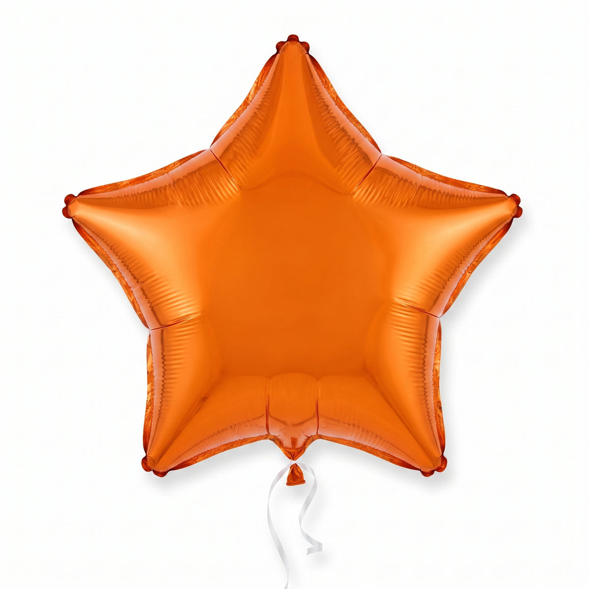 Radiant Orange Star Foil Balloon - 18 Inch