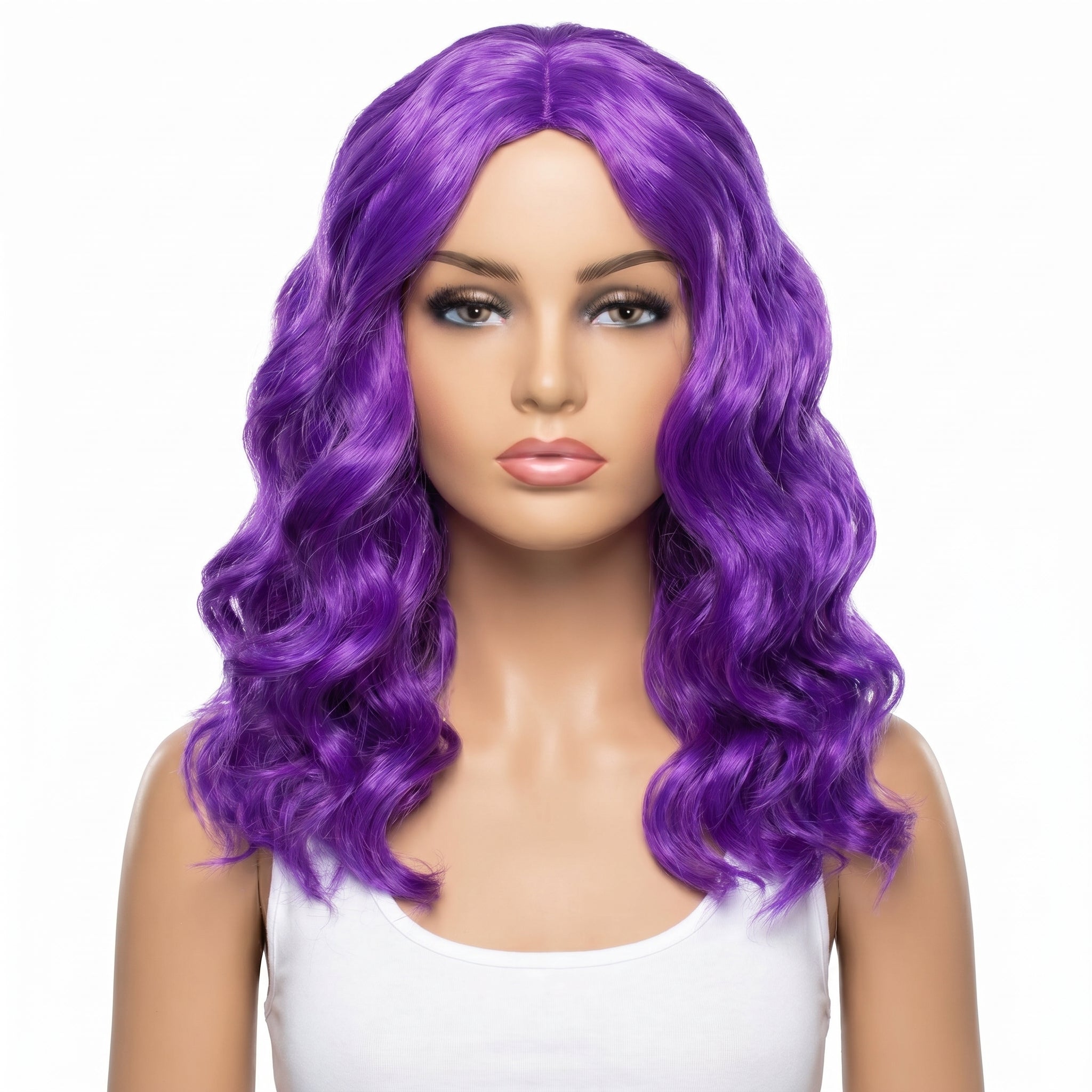 Vibrant Purple Body Wave Wig