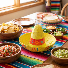 Mini Sombrero Piñata Decoration for Festive Fiesta Fun
