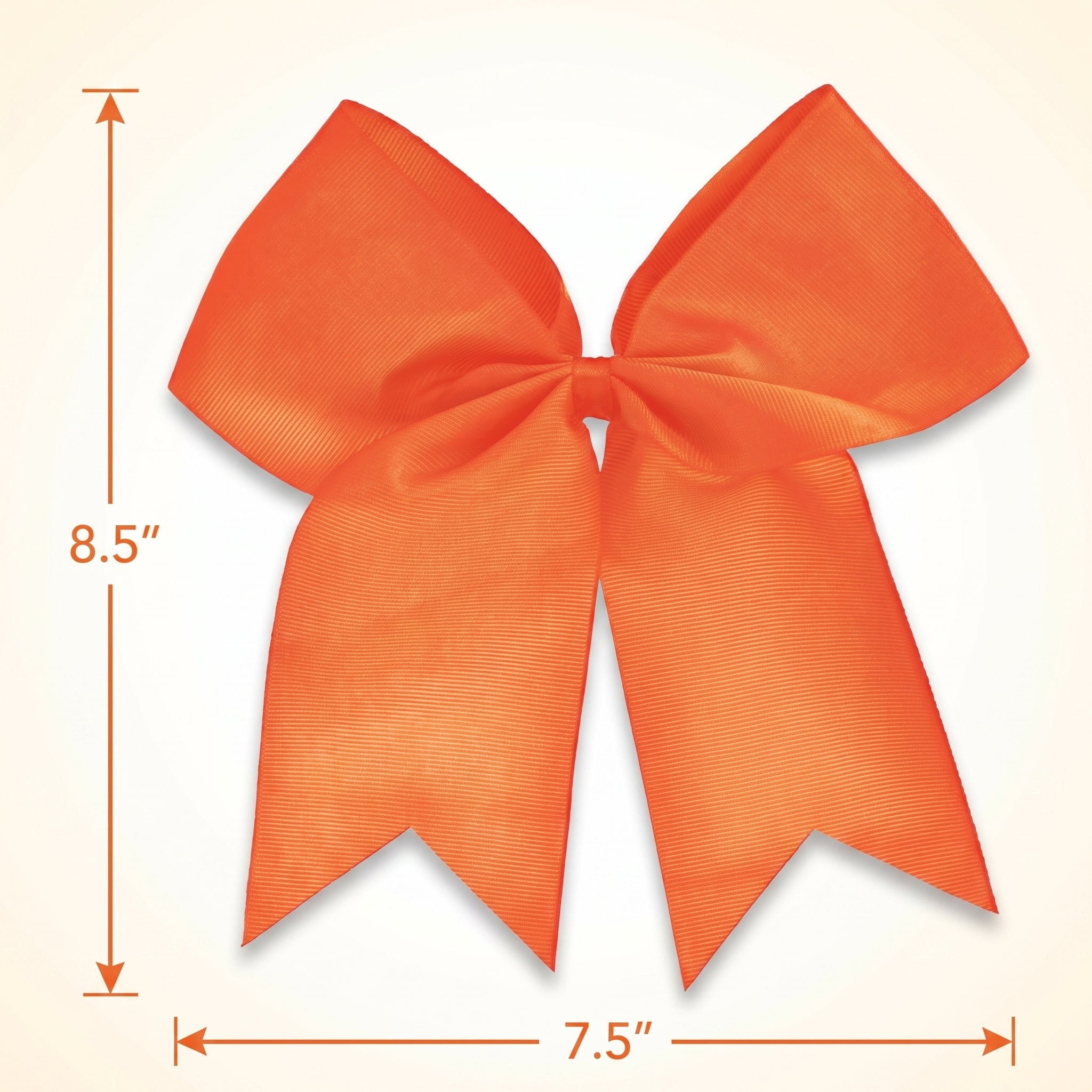 Oversized Vibrant Orange Bow Headband