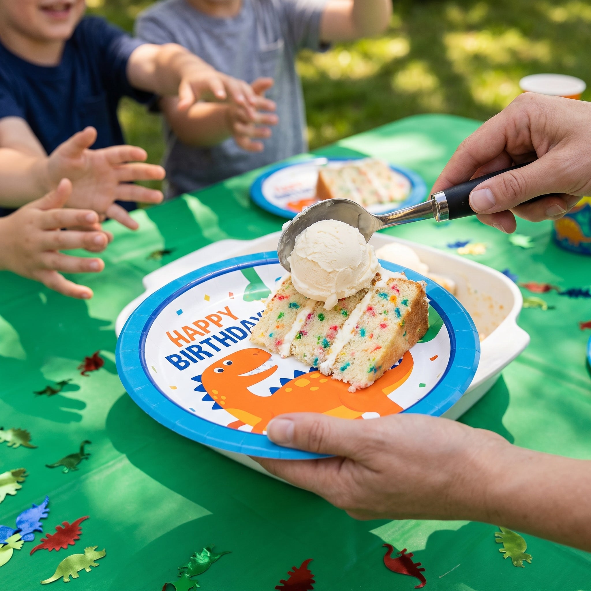 Dino-Mite Birthday Paper Plates - 6.75" (8 Count)