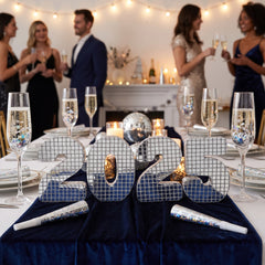 2025 Mirrored Letter Table Centerpiece for New Year's Eve
