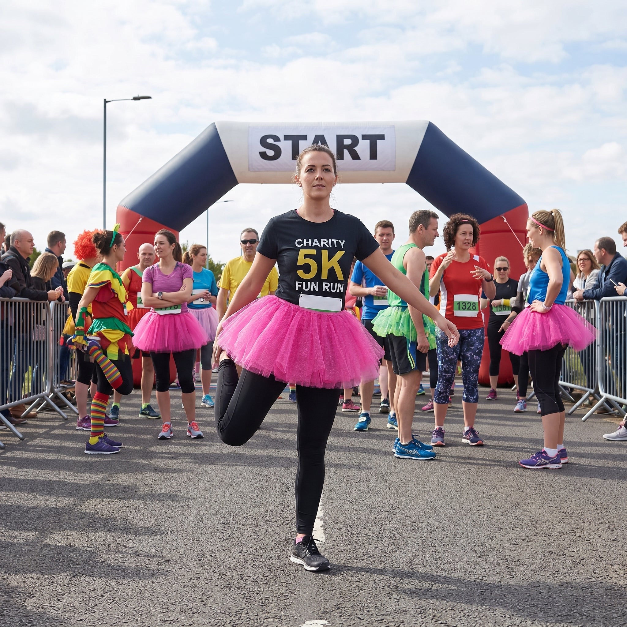 Bright Pink Tutu Skirt - Fun Costume Accessory