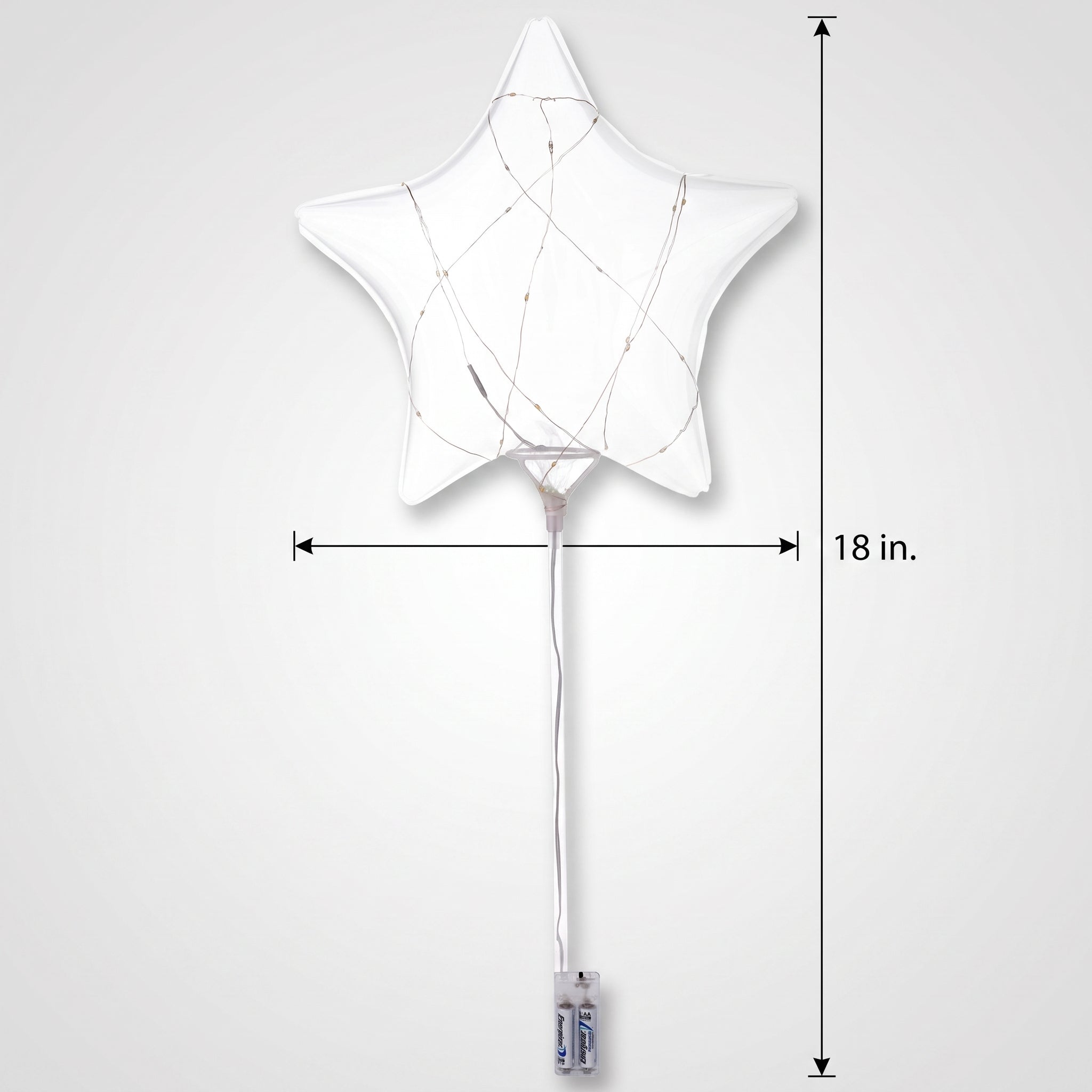 Clearz Air-Filled LED Star Balloon