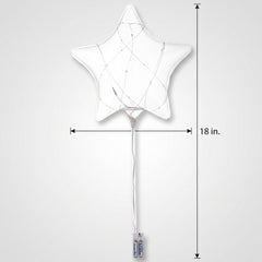 Clearz Air-Filled LED Star Balloon