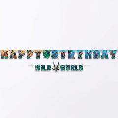 Jurassic World "Happy Birthday" Dinosaur Theme Letter Banner Kit