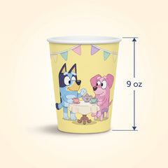Bluey 9oz Paper Cups - Kids Birthday Party