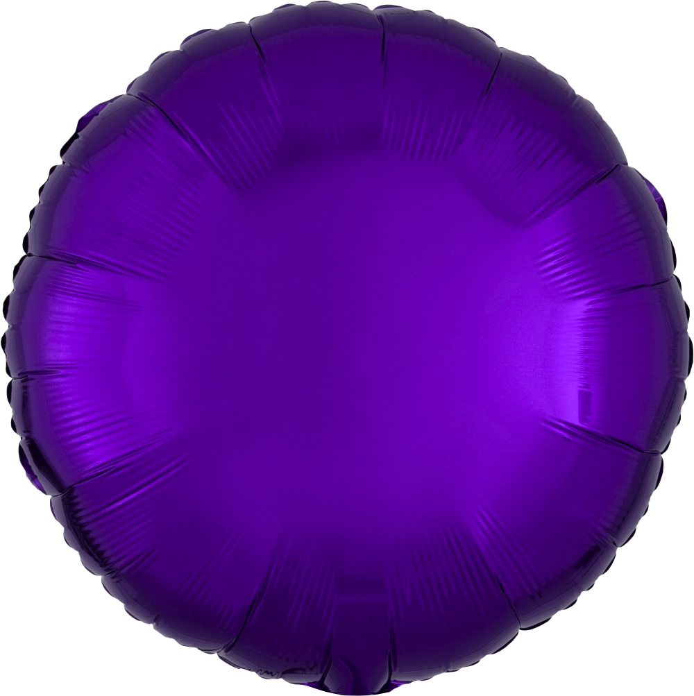 Metallic Purple Circle Foil Balloon