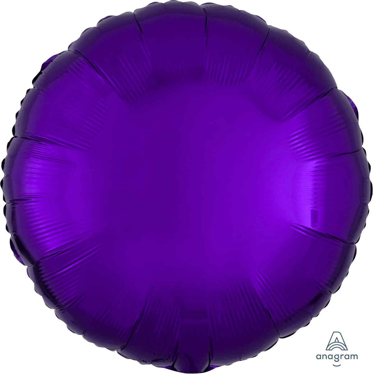 Metallic Purple Circle Foil Balloon - 18"