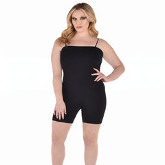 Plus Size Black Biker Bodysuit - Halloween Costume Essential - Adult Plus