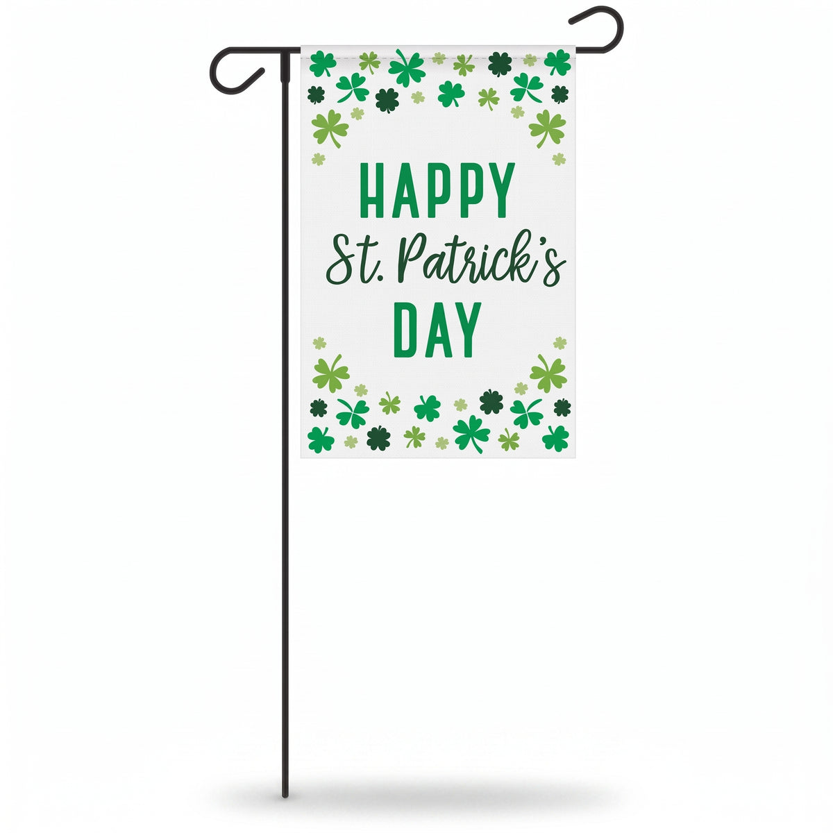 St. Patrick's Day Metal Yard Stake Canvas Sign
