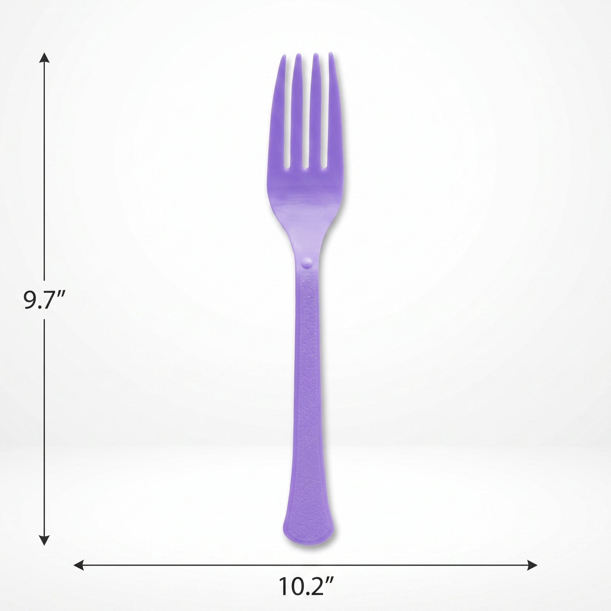 Heavy Duty Purple Plastic Forks - 7.5 in. | 50 Pack