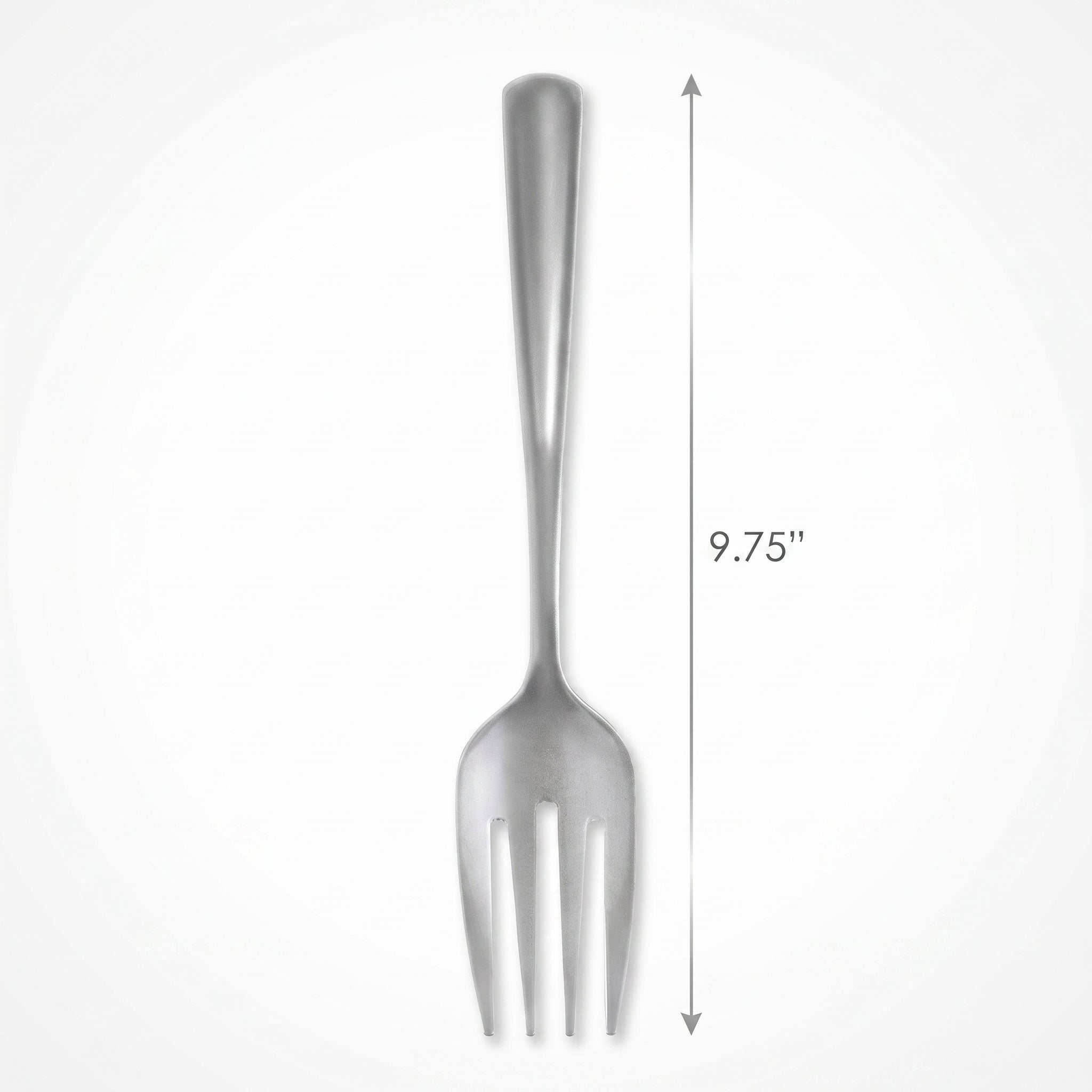 Silver Plastic Serving Fork - 9.75" | 2 Pack