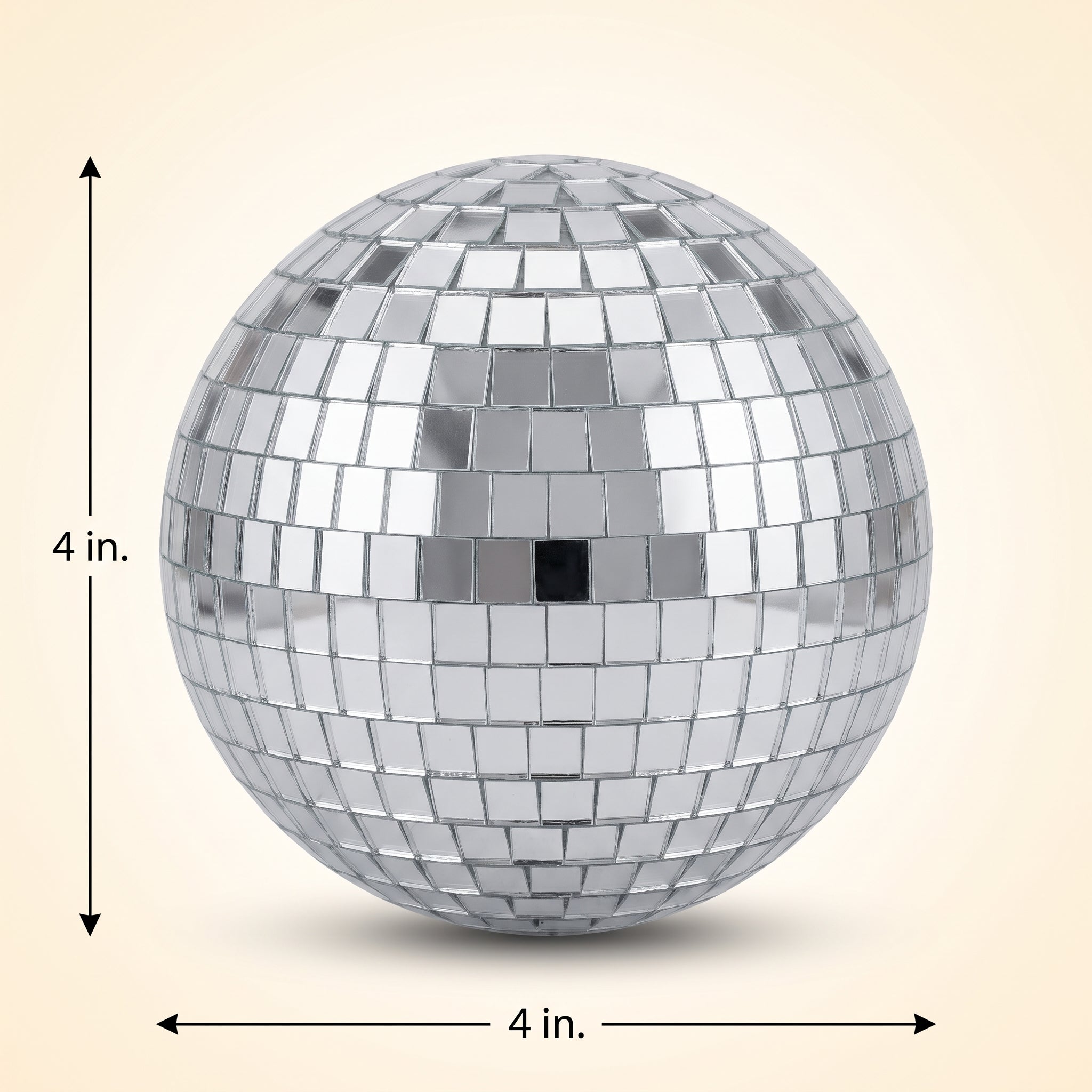 4" Disco Mirror Ball - Illuminate Your Party