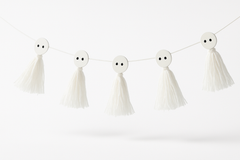 Halloween Ghost Tassel Garland Decoration