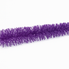 Glamorous Purple Tinsel Garland for Masquerade & Everyday Decor